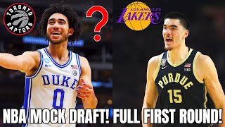 NBA Mock Draft 20 Full First Round Analysis [upl. by Jacquette]