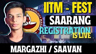 Saarang IIT Madras Registration is Live  Paradox  Margazhi [upl. by Weisler]