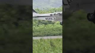 Beechcraft G58 Baron N589LB Approach to Mayaguez airport SIGMAZ [upl. by Foster]