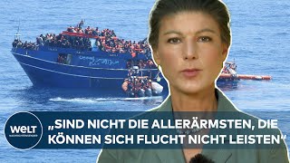 EXKLUSIV Wagenknecht  quotProblem der Armut nicht durch Migration lösbar  WELT Interview [upl. by Rebm]