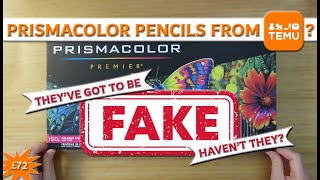 Fake Prismacolor Pencils From Temu [upl. by Laing156]