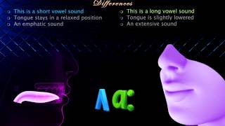 English pronunciation – Comparison – short vowel  ʌ  vs Long vowel  ɑ – Phonetics – IPA [upl. by Neahs347]