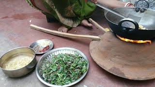 Kosala Saga Bhaja II Pakhala Eating with Saga Bhaja [upl. by Demb492]