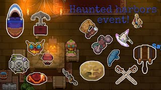 Graal era  Haunted harbors event New items New Furnitures Free Ec [upl. by Branscum]