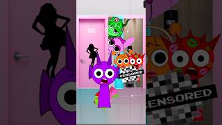 POV Sprunki Incredibox Raddy Sky Vineria Pinki Oren Durple Went to wrong Toilet sprunki incredibox [upl. by Alurta486]