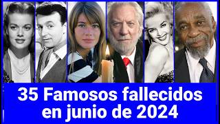 Famosos que murieron en junio de 2024 [upl. by Reiko120]