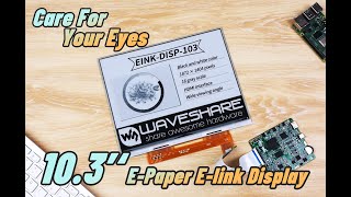 Waveshare 103inch EPaper EInk HDMI Display Interface 1872×1404 Pixels Support Raspberry PiPC [upl. by Burrell250]