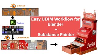 Blender UDIM Workflow for Substance Painter [upl. by Armstrong]