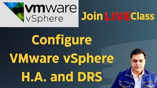 How to configure VMware HA and DRS step by step guide in Hindi  Lab HA and DRS [upl. by Nayt]