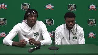 Ohio Mens Basketball 202324 Postgame Press Conference v Otterbein [upl. by Annaitsirk]