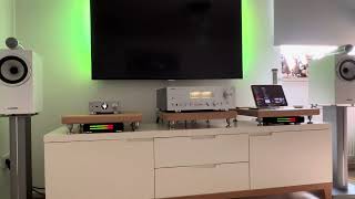 Yamaha AS 2200 Shanlig EC 3 Bowers Wilkins 705 S3 Playing Allan Taylor Colour To The Moon [upl. by Minette]