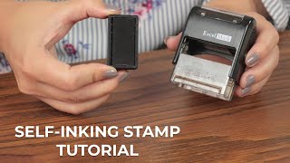 How to ReInk SelfInking Stamps [upl. by Seek705]