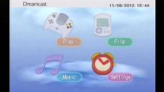 Sega Dreamcast Menu Walkthrough [upl. by Aikemaj112]