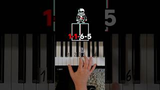 Undertale Last Breath An Enigmatic Encounter Best Part Piano Tutorial shorts [upl. by Menides]