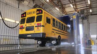 Westmatic 3 Brush Gantry School Bus Wash System [upl. by Ire]