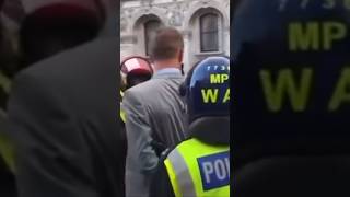 Police handcuff GBNews presenter Martin Daubney at Downing Street protest [upl. by Ahseetal]