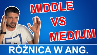 TA mała różnica między MIDDLE a MEDIUM [upl. by Chev]