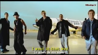 Backstreet Boys  I Want It That Way Lyrics y Subtitulos en Español [upl. by Nelrah183]