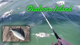 Okaloosa Island Pier Fishing 2022 [upl. by Ellertnom]