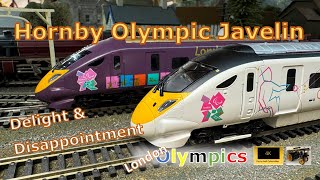 Hornby Olympic Javelin R2961 Limited Edition white Train set and is R1153 purple a downgrade [upl. by Assillam]