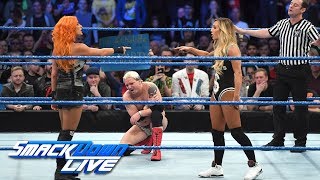 Becky Lynch vs James Ellsworth SmackDown LIVE Nov 7 2017 [upl. by Ecart]