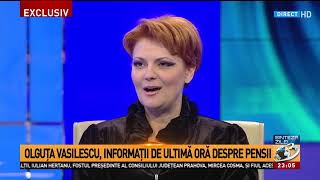 Lia Olguța Vasilescu anunț de ultimă oră despre pensii și salarii [upl. by Aarika]