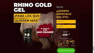 ⚠️ OPINIONES del RHINO GOLD GEL ¿ MENTIRA ¿¿Dónde comprar RHINO GOLD GEL Rhino Gold Gel Precio [upl. by Darce]