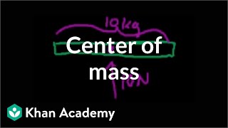 Center of mass  Impacts and linear momentum  Physics  Khan Academy [upl. by Ahsinot917]