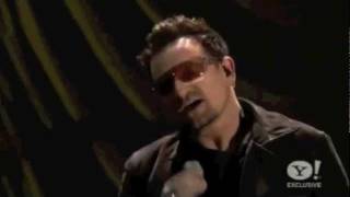 U2 Bono and The Edge A Man and A Woman live [upl. by Naihtsirc]