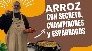 Arroz con secreto Champiñones y Espárragos [upl. by Yaja580]