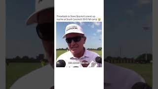 Steve Spurrier Gives Hilarious Interview During South Carolina Footballs 2015 Fall Camp [upl. by Murtagh]