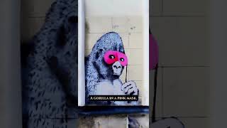 Banksy Unmasked banksy streetart arthistory guerrillaart artlyhaus shorts [upl. by Akamahs]