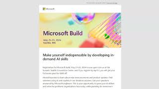 Microsoft Build Conference Registration Is Now Open [upl. by Ailyn694]