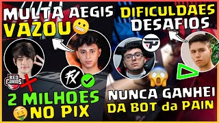 BRANCE DIFICULDADES vs BOT da PAIN  VAZOU MULTA DO AEGIS no FX  LASTDANCE no CBLOL [upl. by Nodal]