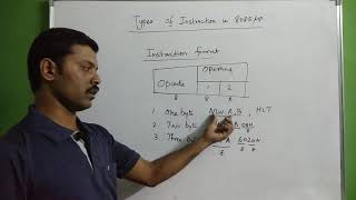 Instruction set of 8085 microprocessor part 1 in tamil [upl. by Arlee]