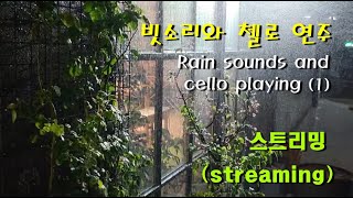 빗소리와 첼로연주 마음의 안정 숙면 집중력 ㅣ Sound of rain and cello playing stability sound sleep concentration [upl. by Nospmoht268]