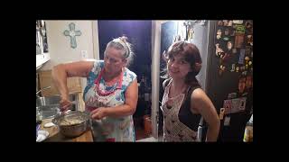 Appalachian cooking with Brenda amp Sadie good ole chicken salad [upl. by Zitah]