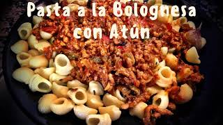 🍝LA MEJOR PASTA A LA 😲👍BOLOGNESA CON ATÚN DE ALTA COCINA DE LA HISTORIA 👨🏾‍🍳BY JSCORRALES [upl. by Ahsed]