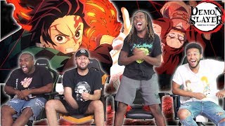 Ep 19 HYPE🔥 Demon Slayer Kimetsu No Yaiba 19 20 amp 21 REACTIONREVIEW [upl. by Cuda73]