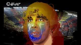 FC BARCELONA Puyol lesionado en Champions LUXACION CODO retrato pictórico de PUYOL highlights [upl. by Huba907]