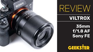 Review Viltrox 35mm f18 AF Full Frame เลนส์ออโต้โฟกัส สำหรับ Sony FE [upl. by Lesly646]