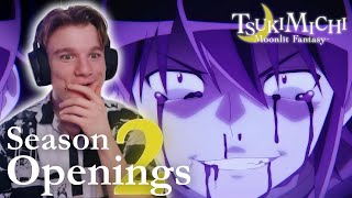 SYUDOU  Tsukimichi Moonlit Fantasy Season 2 Openings Reaction [upl. by Erised727]