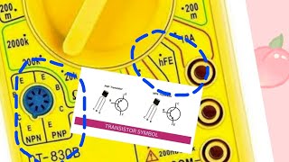 How To Test Transistors Using hFE Mode of Digital Multimeter [upl. by Neibaf497]