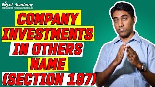 Can company have its investments in others name Section 187 of Companies Act2013 [upl. by Yrffoeg]