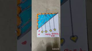 Birthday card makingeasy card makingcraft art [upl. by Moulton]