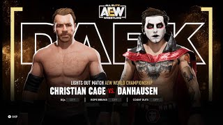 AEW Fight Forever  Christian Cage vs Danhausen PS4 [upl. by Aggi]