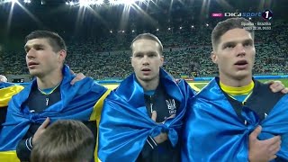 Ukraine vs Iceland National Anthem  EURO 2024 Qualifiers Playoff [upl. by Paz529]