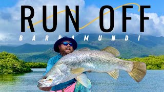 CHASING MONSTER BARRAMUNDI  Epic Runoff Fishing Adventure [upl. by Dj926]