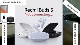 Xiaomi Redmi Buds 3 4 5 pro wont connect to the app [upl. by Ellenod486]