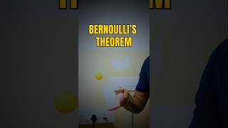 Bernoulli’s theorem  Science Experiment physics experiment science shorts shortsfeed [upl. by Claudetta291]